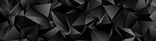 Spritzschutz - Abstrakte Schwarze 3D Dreiecke