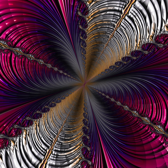 Spritzschutz - Abstrakter lila Tunnelblick