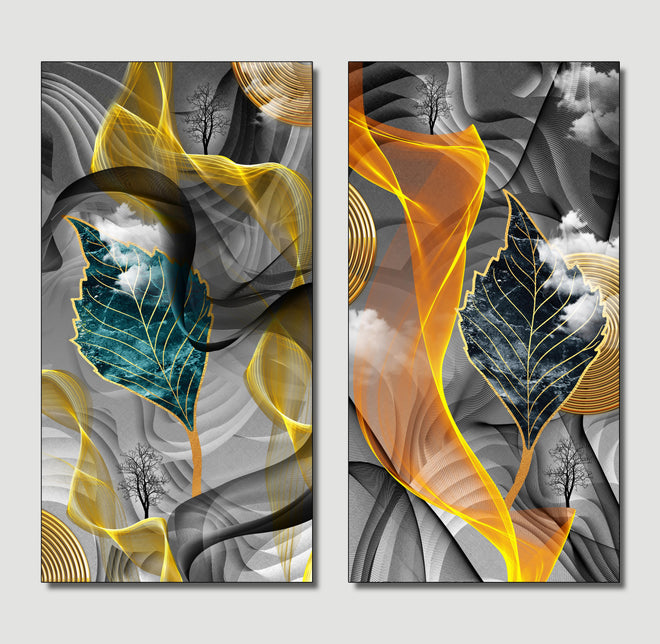 Spritzschutz - Abstraktes 3D Design