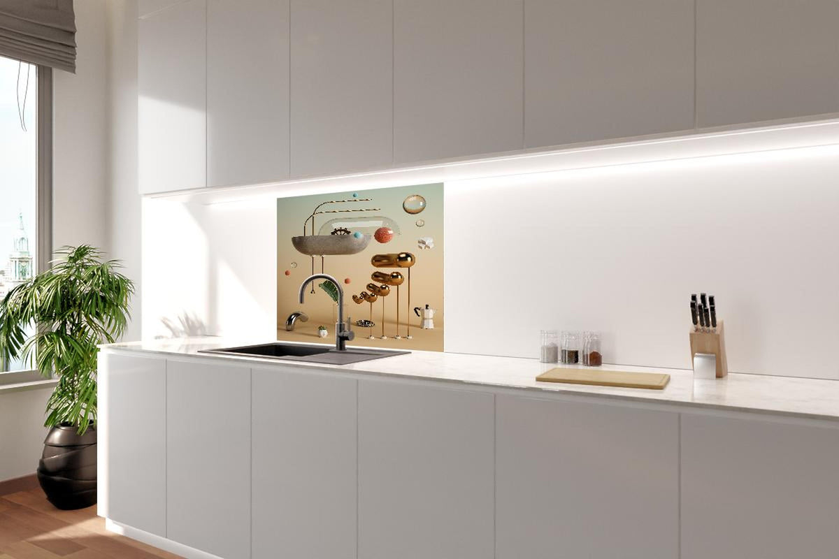 Spritzschutz - Abstraktes Design - Surrealismus