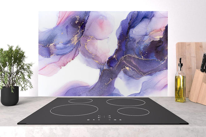 Spritzschutz - Abstraktes Kunstwerk - Öl Malerei