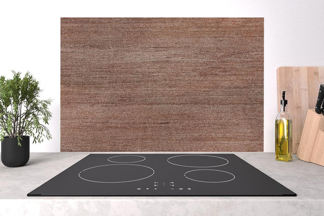 Spritzschutz - Abstraktes bräunlich dunkles Holz