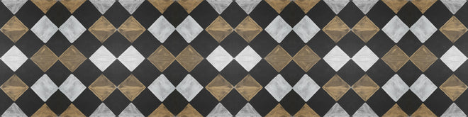 Spritzschutz - Alte Vintage Mosaikfliesen Wandtextur