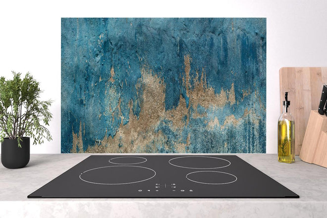 Spritzschutz - Alte Wand mit kaputtem Putz