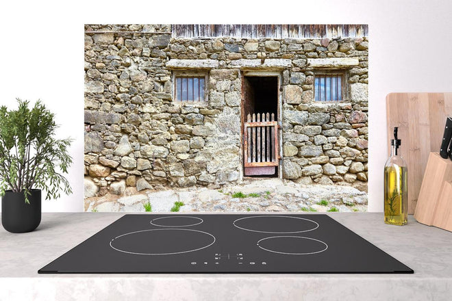 Spritzschutz - Alter Tierstall in Südtirol