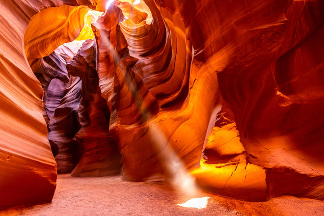 Spritzschutz - Antelope Canyon Licht- und Schattenspiel