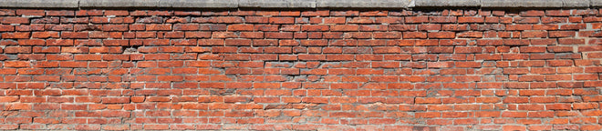 Spritzschutz - Antikes Rotes Ziegelsteinmauerwerk Detail