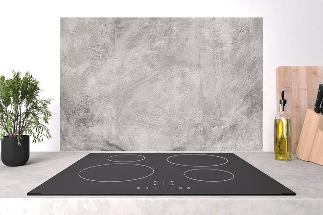 Spritzschutz - Authentische graue Betonwand Struktur