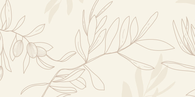 Spritzschutz - Beiger Olivenzweig