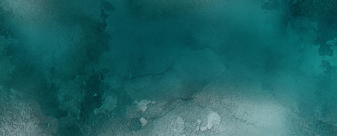 Spritzschutz - Bläuliches Aquarell Wassermuster