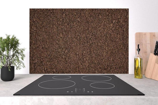 Spritzschutz - Bodentextur in Nahaufnahme