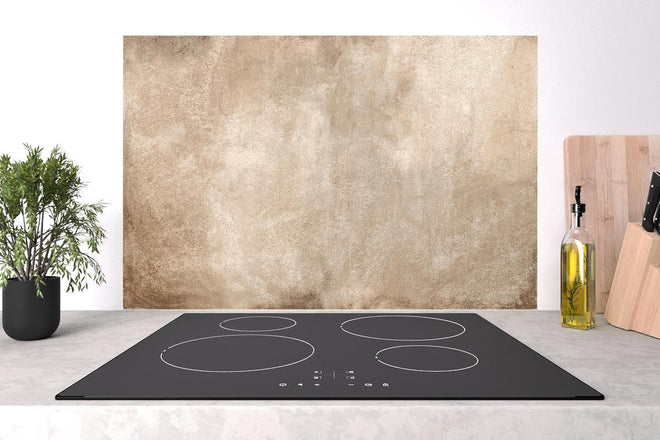 Spritzschutz - Braune antike Zementwand