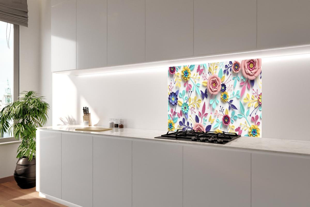 Spritzschutz - Buntes Design - Textur