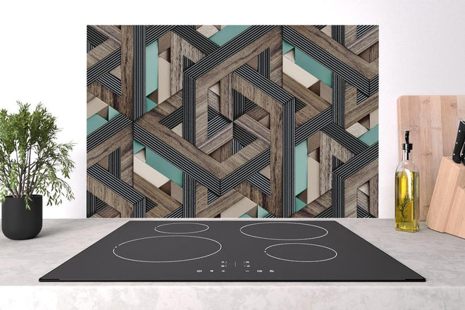 Spritzschutz - Dekorative Illustration - 3D Kunst