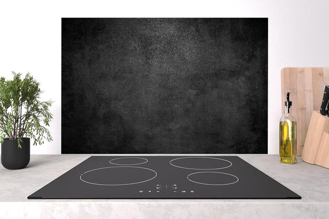 Spritzschutz - Dunkler Schiefer Textur