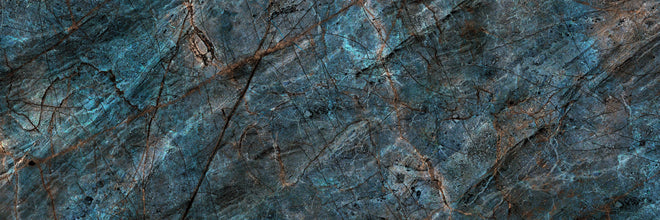 Spritzschutz - Dunkler rustikaler Marmor - bläulich