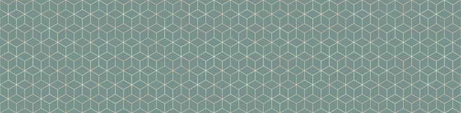 Spritzschutz - Elegantes türkisfarbenes Wellenmuster