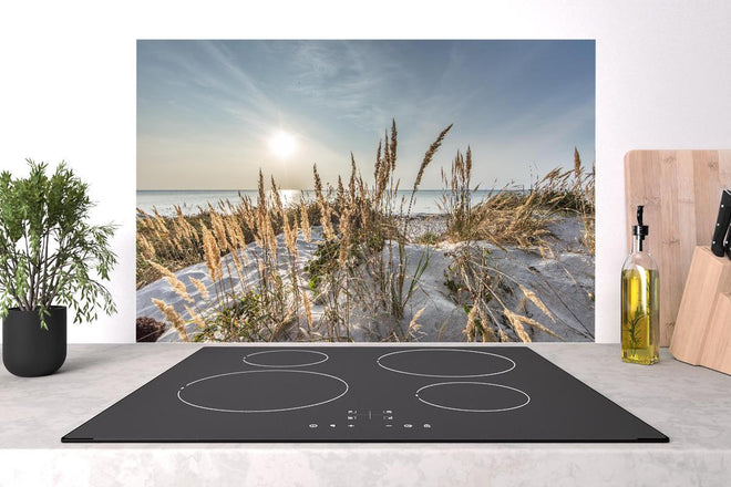 Spritzschutz - Friedlicher Ausblick an der Ostseeküste