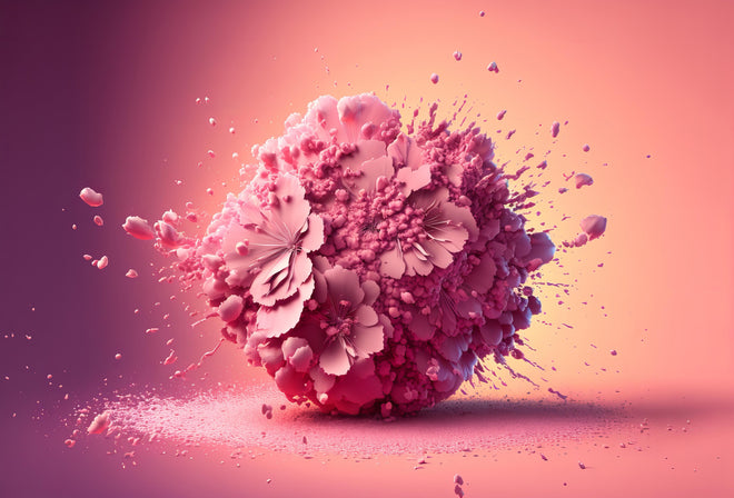 Spritzschutz - Frühlingshaftes Kirschblüten Explosionserlebnis