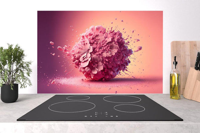 Spritzschutz - Frühlingshaftes Kirschblüten Explosionserlebnis