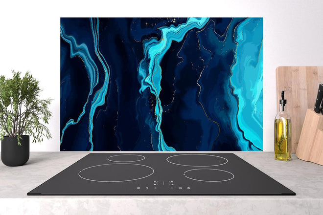 Spritzschutz - Geheimnisvolle Tiefsee-Strömung in Blautönen