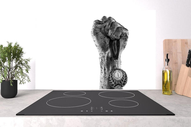 Spritzschutz - Gewinner mit einer Medaille