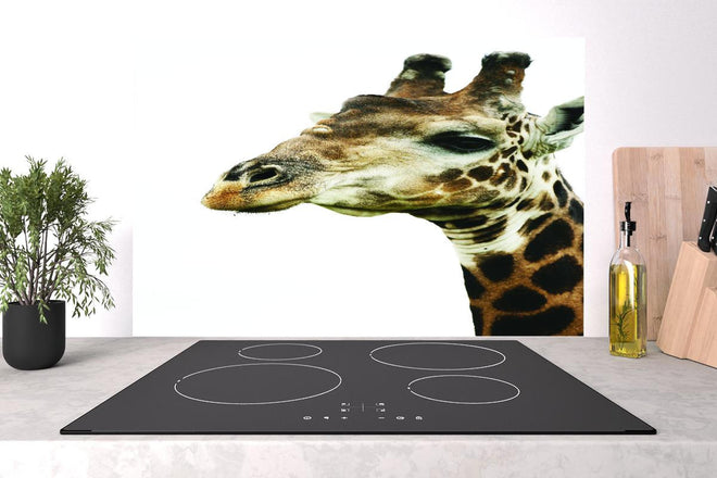 Spritzschutz - Giraffe - Nahaufnahme