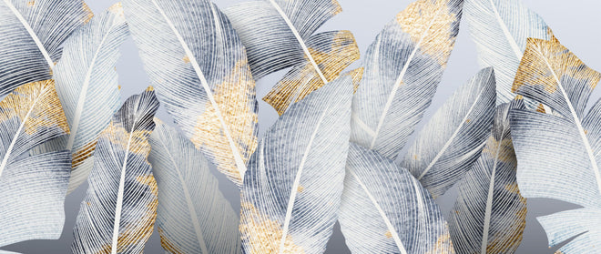 Spritzschutz - Gold-Weiß Abstrakte Designstruktur