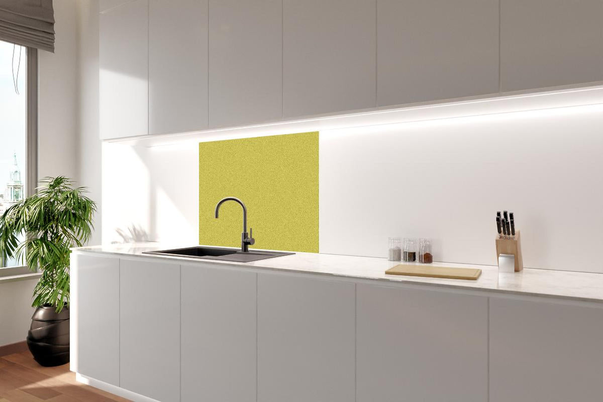 Spritzschutz - Goldene Wandtextur - Beleuchtungsfarbe
