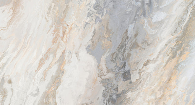 Spritzschutz - Gräulich-beiger matter Marmor