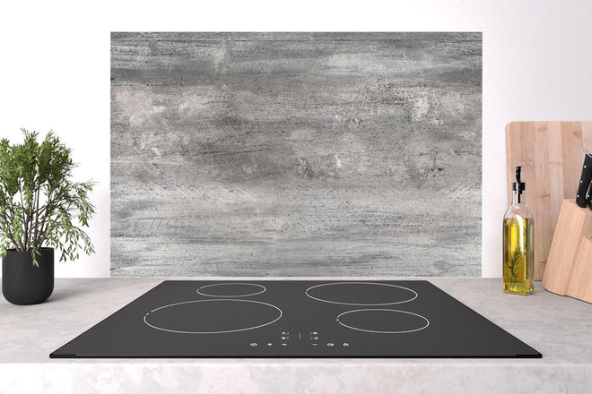 Spritzschutz - Gräuliche alte Holztextur