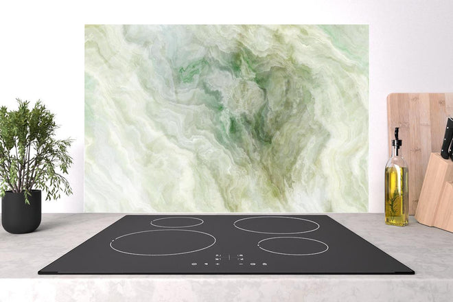 Spritzschutz - Grünlicher Onyx