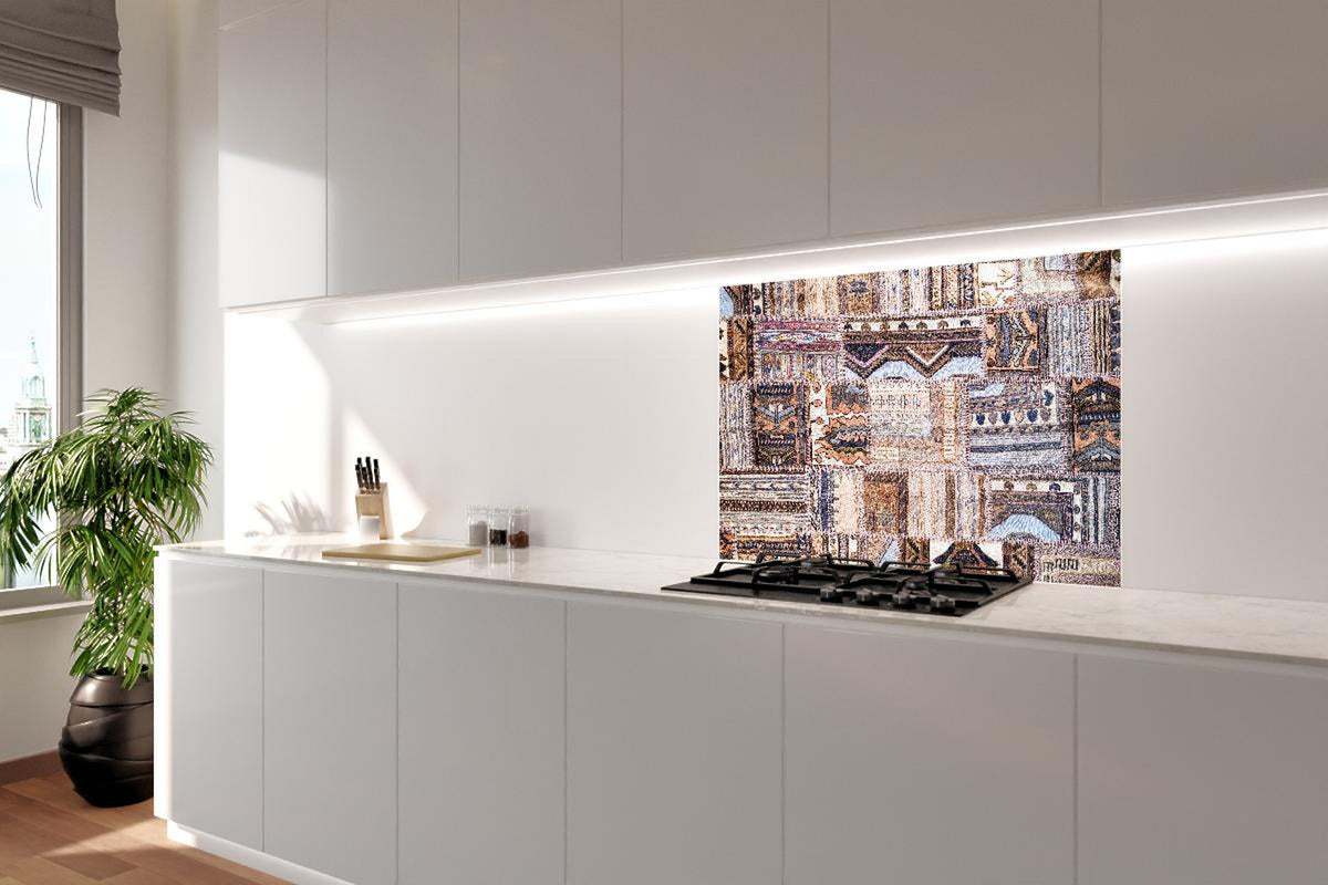 Spritzschutz - Handgemachte Türkische Kilim Teppichdesigns