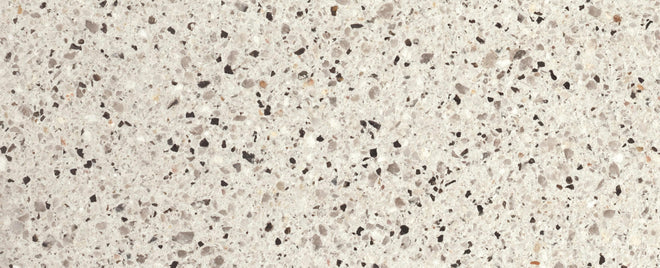 Spritzschutz - Hochwertige Weiß-und-Grau Terrazzo Textur