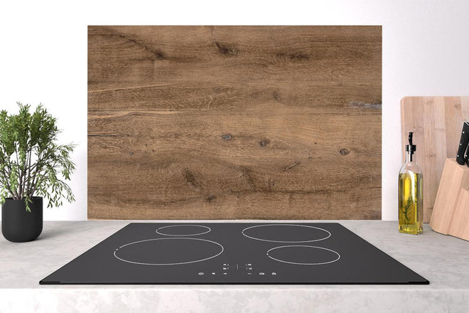 Spritzschutz - Hölzernes Eichenholz-Brett