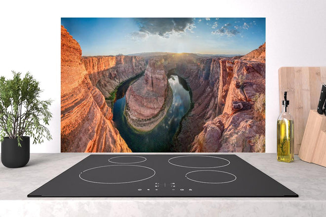 Spritzschutz - Horseshoe Bend Sonnenuntergang