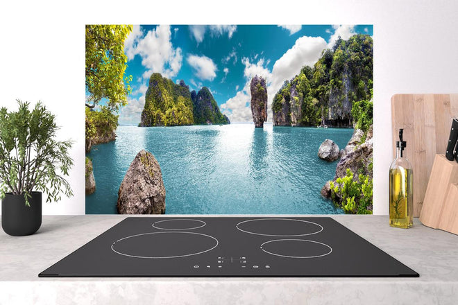 Spritzschutz - Insellandschaft in Thailand