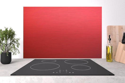 Spritzschutz - Intensives Uniform Rot Texturloses Design