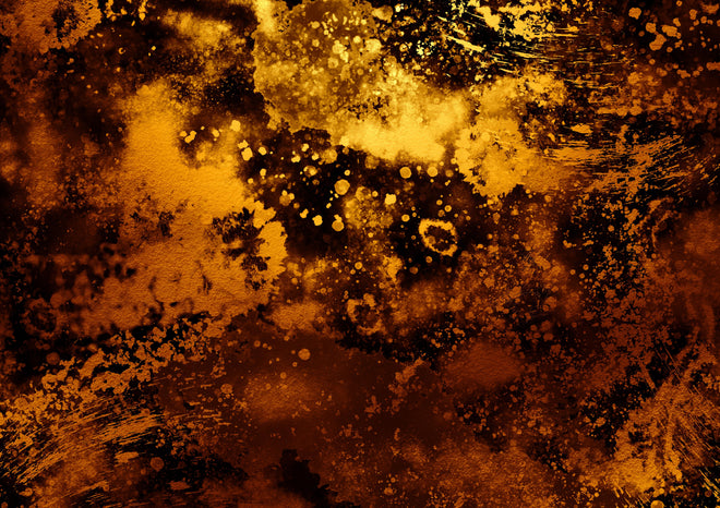 Spritzschutz - Japanisches Kunstwerk - Sengoku Gold