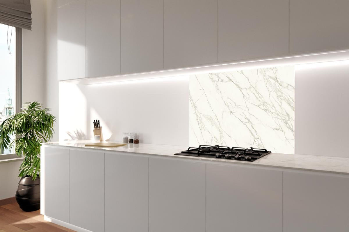 Spritzschutz - Keramik Calacatta Vein