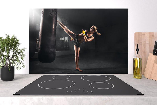 Spritzschutz - Kickboxen Sport