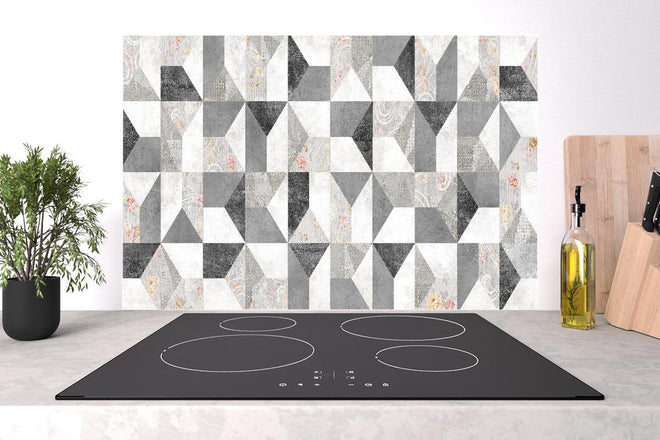 Spritzschutz - Kreatives Fliesenmuster