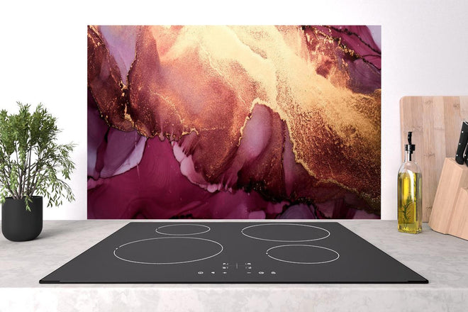 Spritzschutz - Luxuriöser Hintergrund - Alkoholtinten-Technik