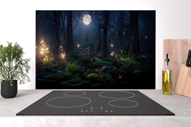 Spritzschutz - Märchenhafter Fantasiewald