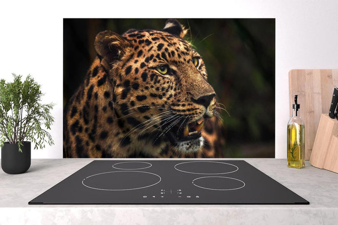 Spritzschutz - Majestätischer Amur-Leopard