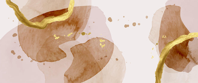 Spritzschutz - Moderne Beige Aquarell Textur