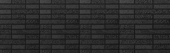 Spritzschutz - Moderne Schwarze Ziegelwand