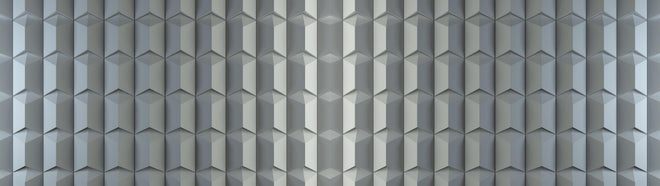 Spritzschutz - Moderne geometrische Struktur in Grau-Weiß