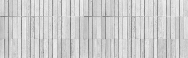 Spritzschutz - Moderne weiße Backsteinmauer 2