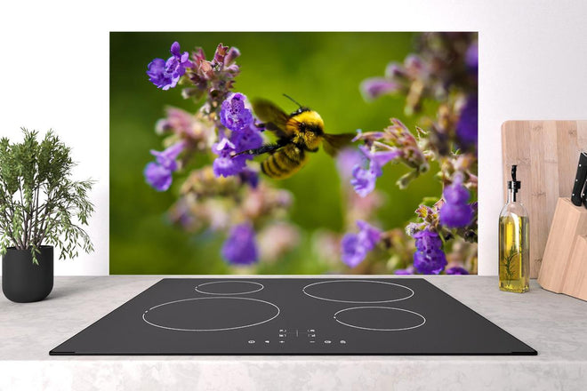 Spritzschutz - Nahaufnahme einer Honigbiene